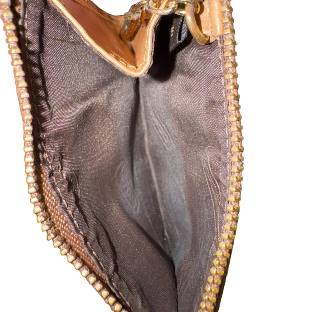 VTG Coach Signature C Hamptons Mini Hobo Shoulder Bag Wallet Y2K Tan Gold 10534 - Picture 15 of 16